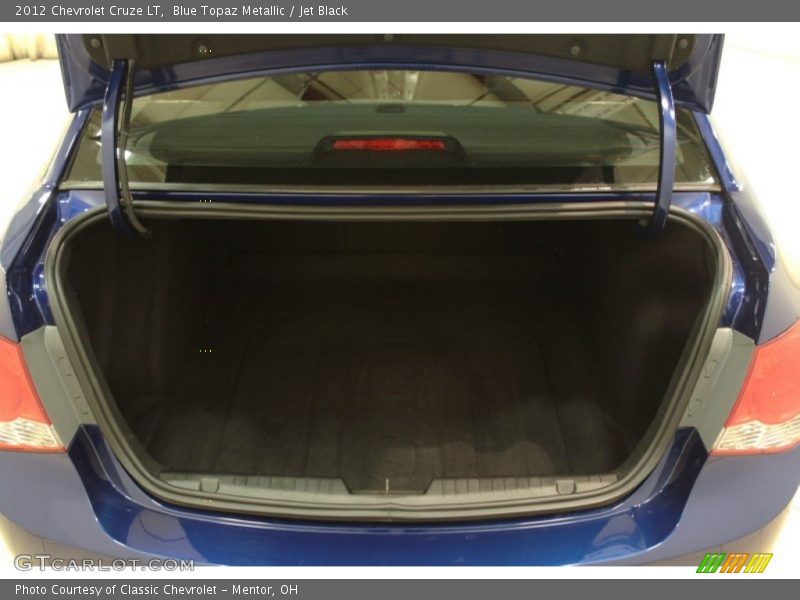 Blue Topaz Metallic / Jet Black 2012 Chevrolet Cruze LT