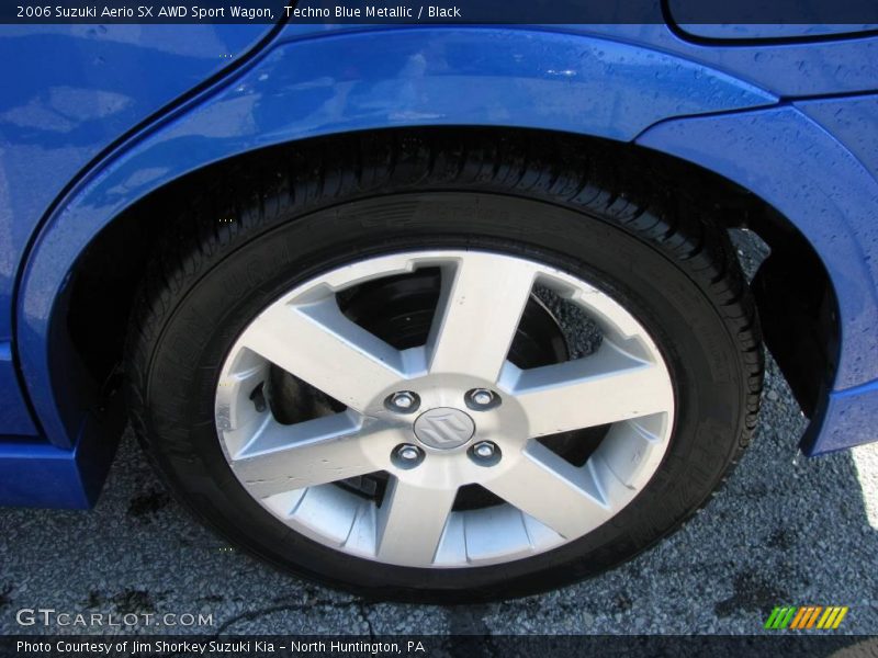 Techno Blue Metallic / Black 2006 Suzuki Aerio SX AWD Sport Wagon