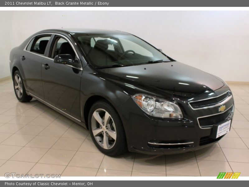 Black Granite Metallic / Ebony 2011 Chevrolet Malibu LT