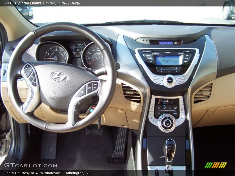 Gray / Beige 2013 Hyundai Elantra Limited