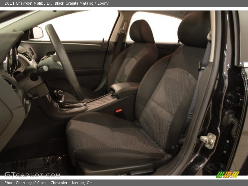 Black Granite Metallic / Ebony 2011 Chevrolet Malibu LT