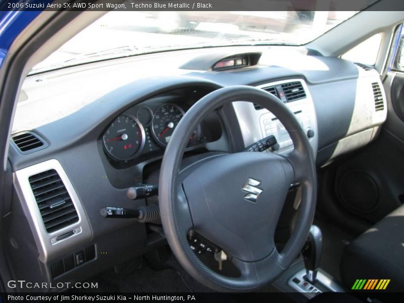 Techno Blue Metallic / Black 2006 Suzuki Aerio SX AWD Sport Wagon
