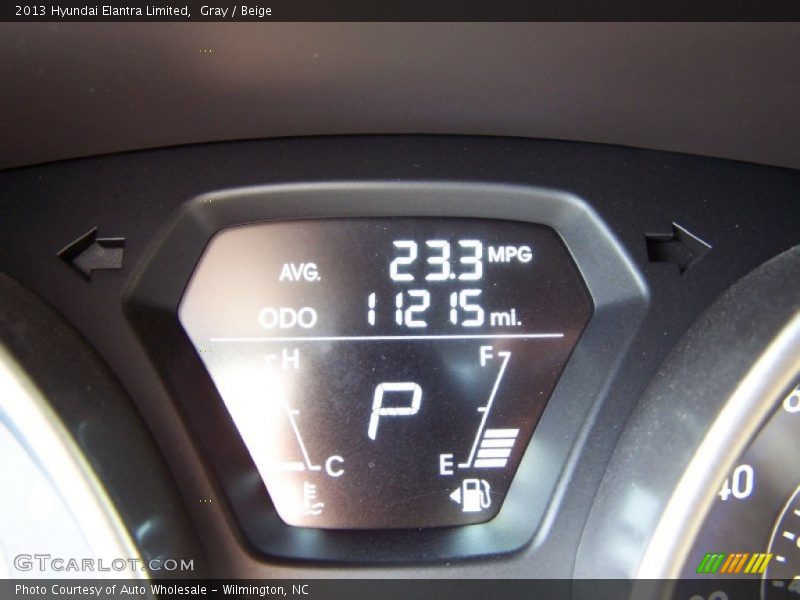 Gray / Beige 2013 Hyundai Elantra Limited