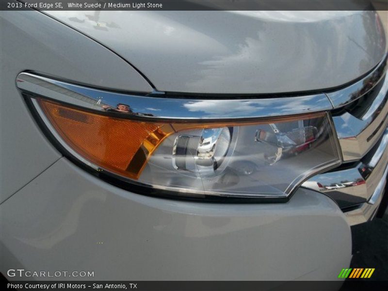 White Suede / Medium Light Stone 2013 Ford Edge SE