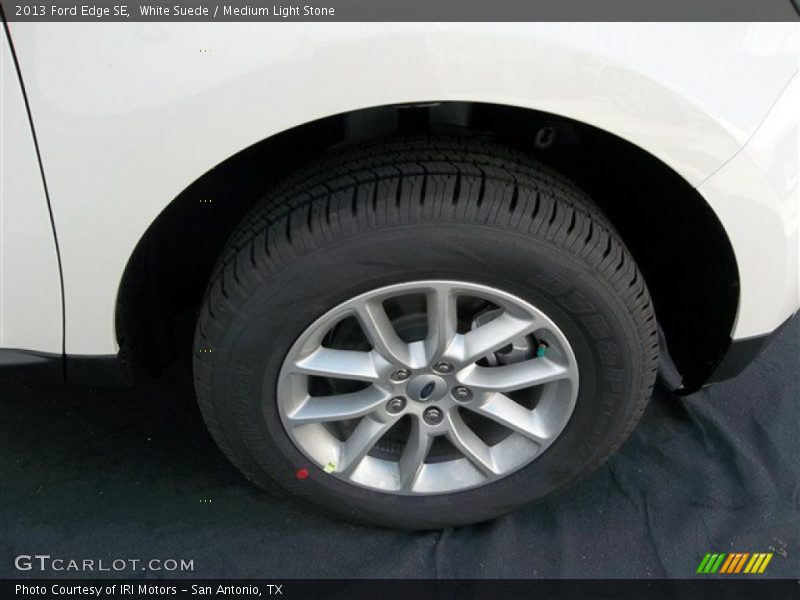 White Suede / Medium Light Stone 2013 Ford Edge SE
