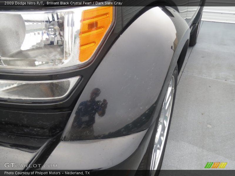 Brilliant Black Crystal Pearl / Dark Slate Gray 2009 Dodge Nitro R/T