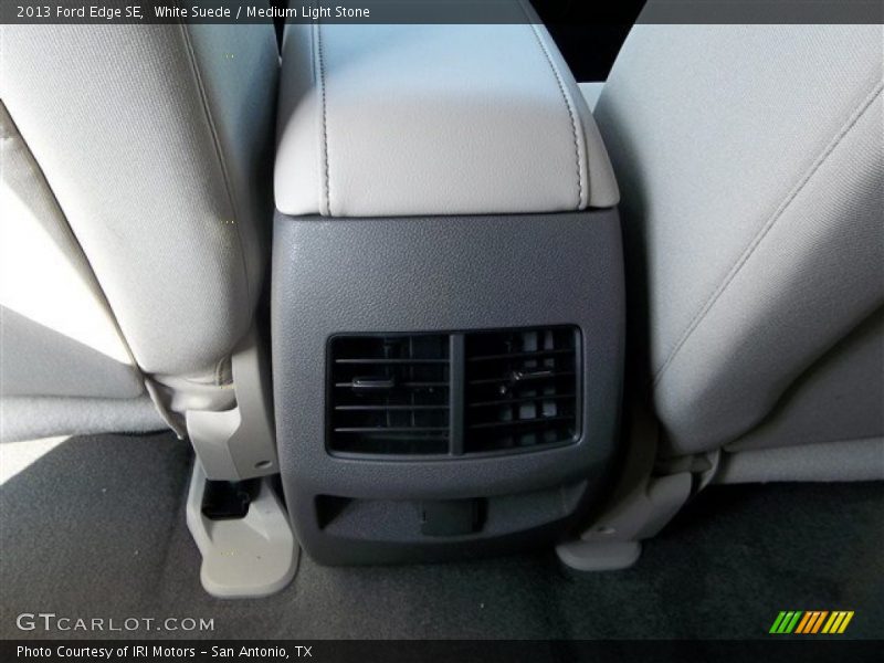 White Suede / Medium Light Stone 2013 Ford Edge SE