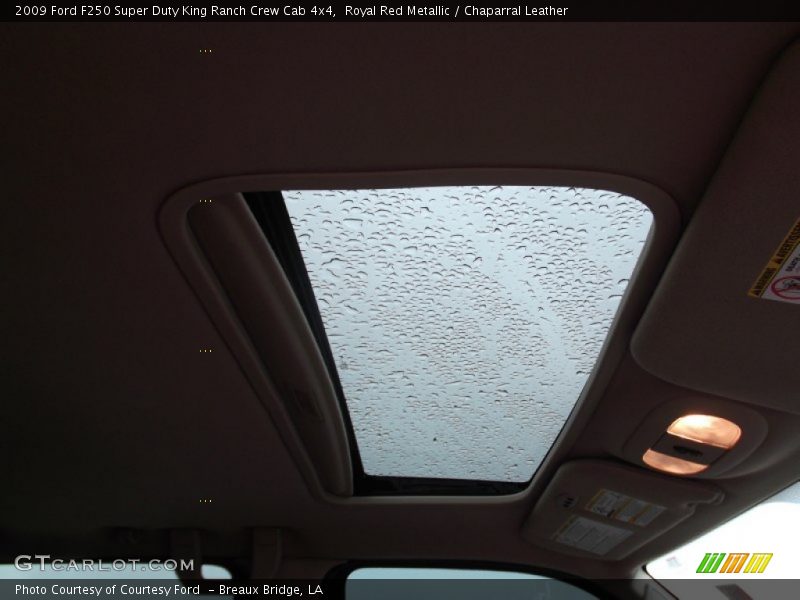 Royal Red Metallic / Chaparral Leather 2009 Ford F250 Super Duty King Ranch Crew Cab 4x4