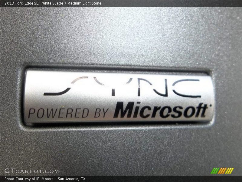 White Suede / Medium Light Stone 2013 Ford Edge SE
