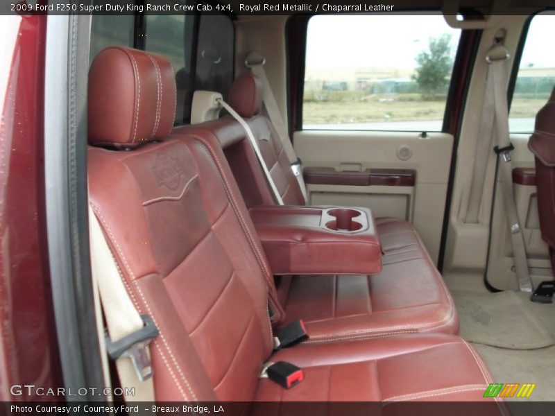 Royal Red Metallic / Chaparral Leather 2009 Ford F250 Super Duty King Ranch Crew Cab 4x4
