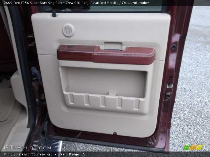 Royal Red Metallic / Chaparral Leather 2009 Ford F250 Super Duty King Ranch Crew Cab 4x4