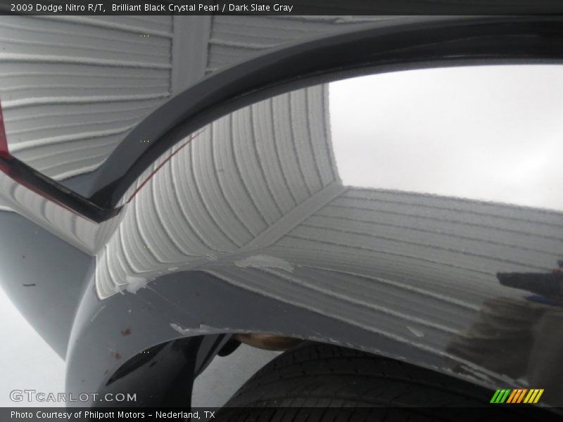 Brilliant Black Crystal Pearl / Dark Slate Gray 2009 Dodge Nitro R/T