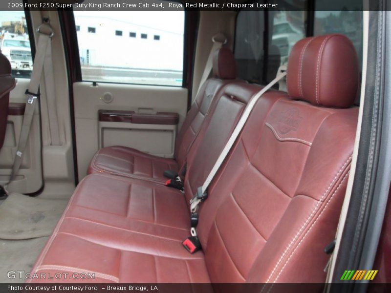 Royal Red Metallic / Chaparral Leather 2009 Ford F250 Super Duty King Ranch Crew Cab 4x4