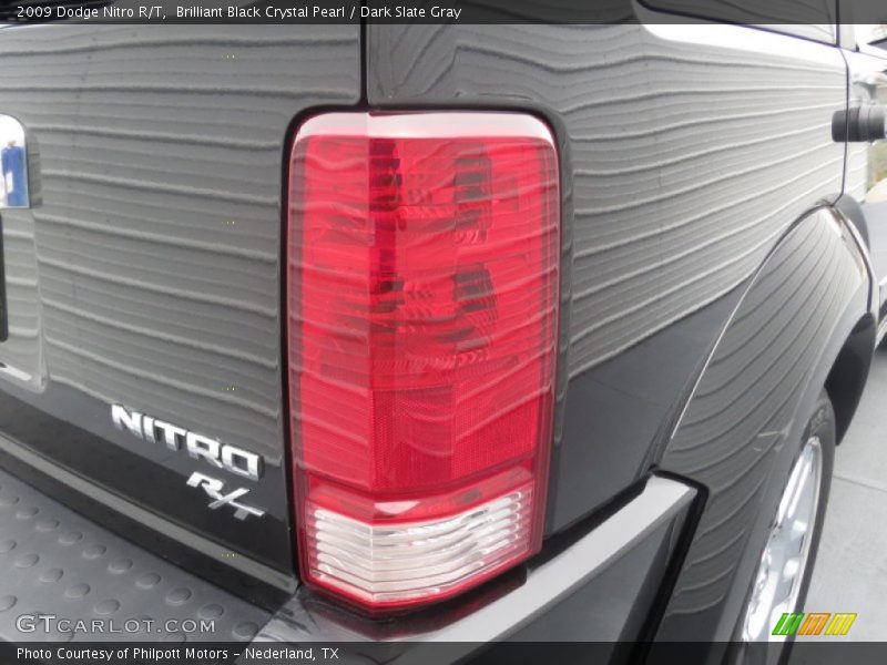 Brilliant Black Crystal Pearl / Dark Slate Gray 2009 Dodge Nitro R/T
