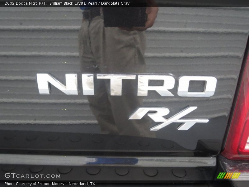 Brilliant Black Crystal Pearl / Dark Slate Gray 2009 Dodge Nitro R/T