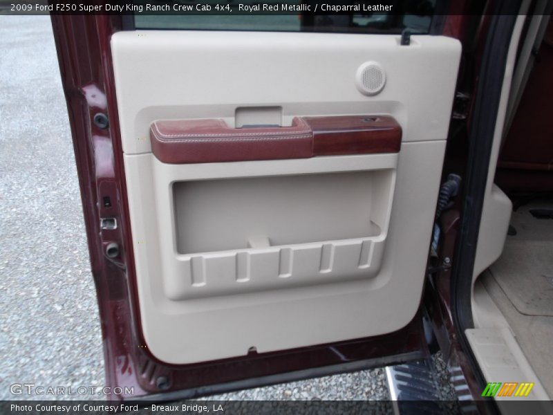 Royal Red Metallic / Chaparral Leather 2009 Ford F250 Super Duty King Ranch Crew Cab 4x4
