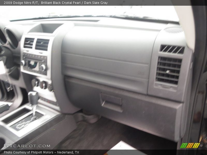 Brilliant Black Crystal Pearl / Dark Slate Gray 2009 Dodge Nitro R/T