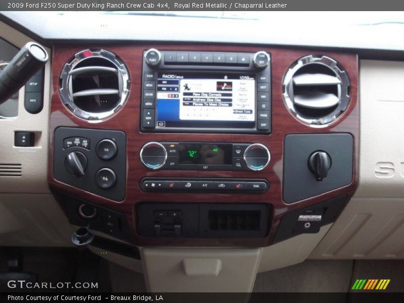 Royal Red Metallic / Chaparral Leather 2009 Ford F250 Super Duty King Ranch Crew Cab 4x4