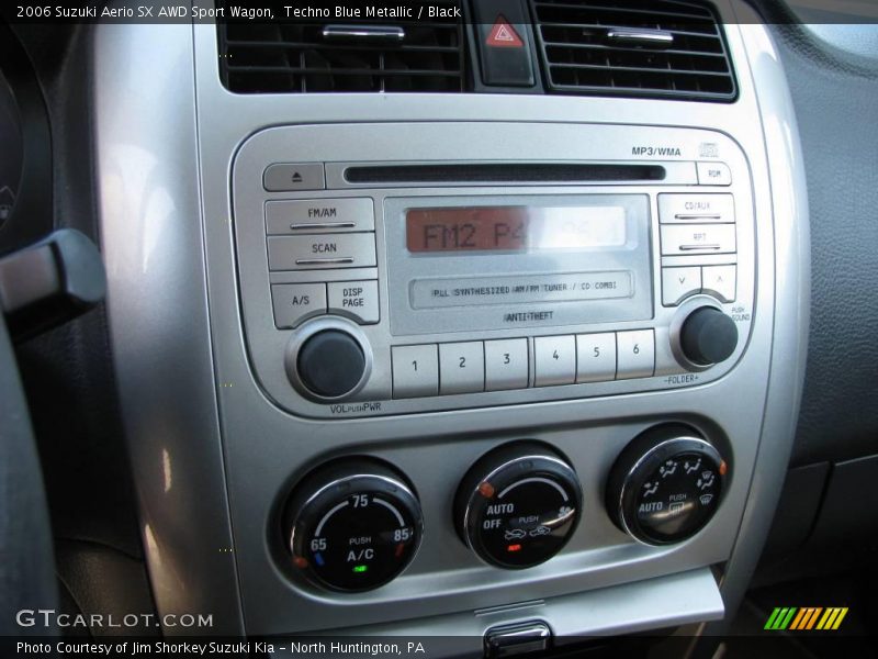 Techno Blue Metallic / Black 2006 Suzuki Aerio SX AWD Sport Wagon