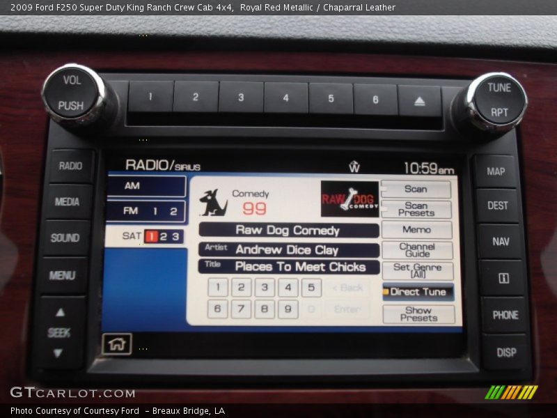 Royal Red Metallic / Chaparral Leather 2009 Ford F250 Super Duty King Ranch Crew Cab 4x4