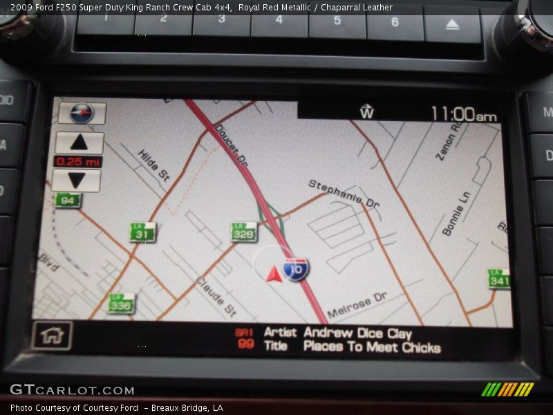 Royal Red Metallic / Chaparral Leather 2009 Ford F250 Super Duty King Ranch Crew Cab 4x4