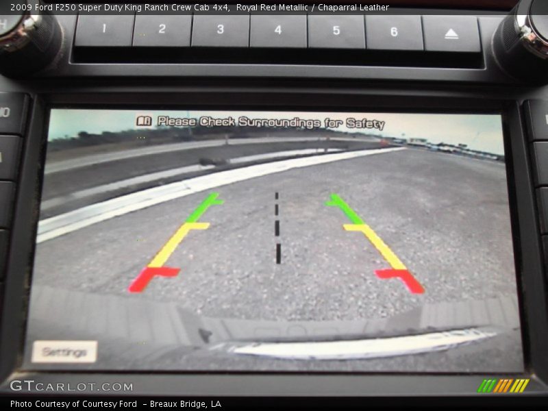Royal Red Metallic / Chaparral Leather 2009 Ford F250 Super Duty King Ranch Crew Cab 4x4