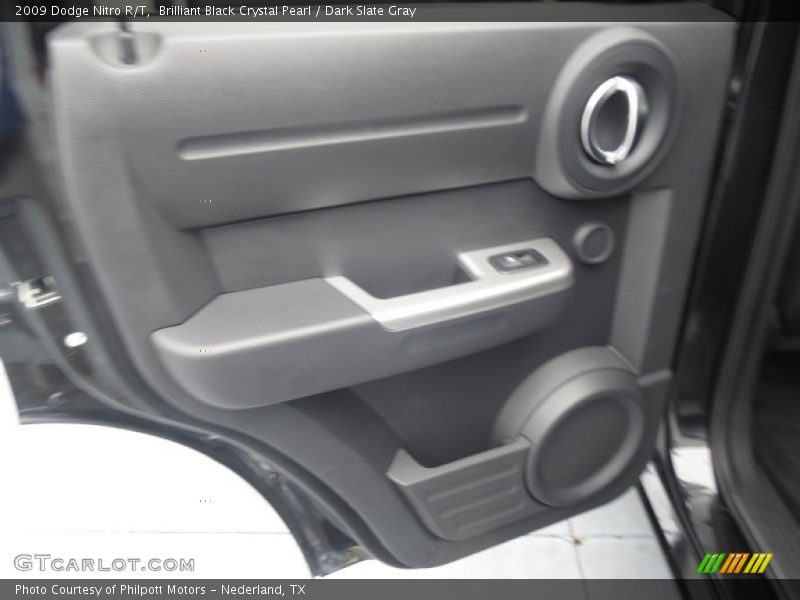 Brilliant Black Crystal Pearl / Dark Slate Gray 2009 Dodge Nitro R/T