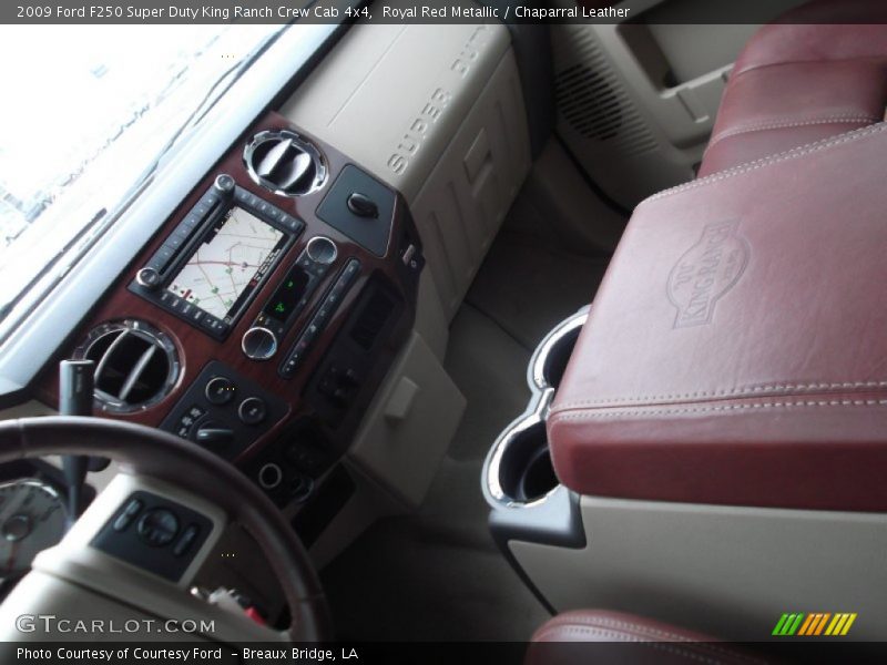 Royal Red Metallic / Chaparral Leather 2009 Ford F250 Super Duty King Ranch Crew Cab 4x4