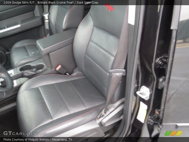 Brilliant Black Crystal Pearl / Dark Slate Gray 2009 Dodge Nitro R/T