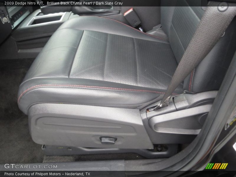 Brilliant Black Crystal Pearl / Dark Slate Gray 2009 Dodge Nitro R/T