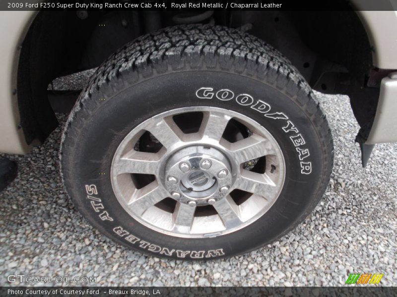 Royal Red Metallic / Chaparral Leather 2009 Ford F250 Super Duty King Ranch Crew Cab 4x4