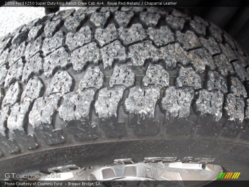 Royal Red Metallic / Chaparral Leather 2009 Ford F250 Super Duty King Ranch Crew Cab 4x4