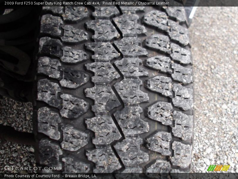 Royal Red Metallic / Chaparral Leather 2009 Ford F250 Super Duty King Ranch Crew Cab 4x4