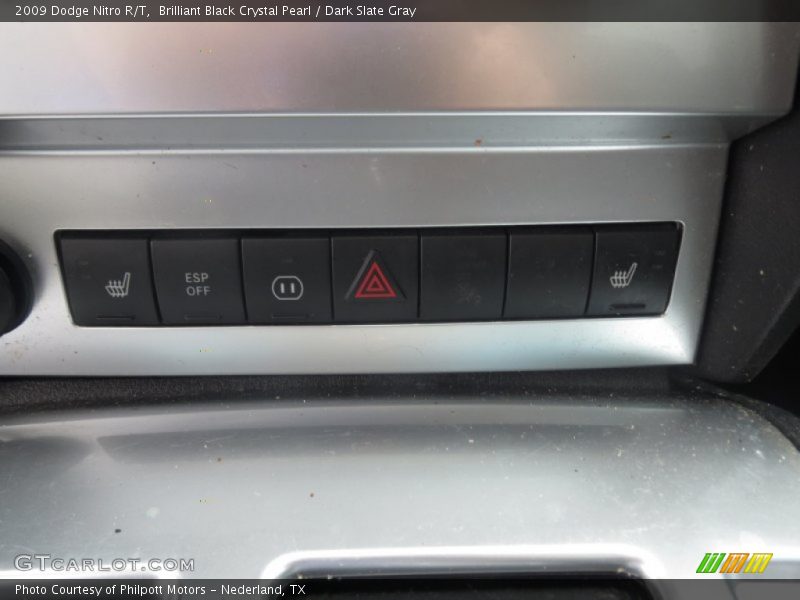 Brilliant Black Crystal Pearl / Dark Slate Gray 2009 Dodge Nitro R/T