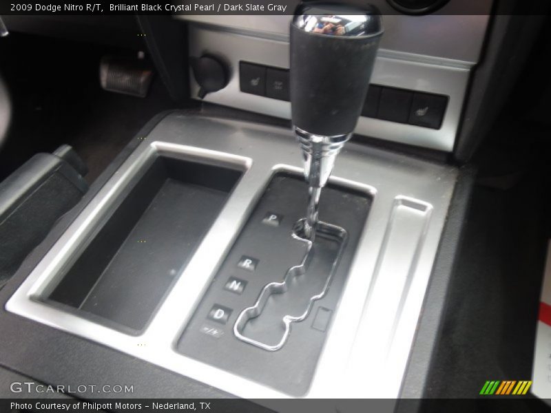 Brilliant Black Crystal Pearl / Dark Slate Gray 2009 Dodge Nitro R/T