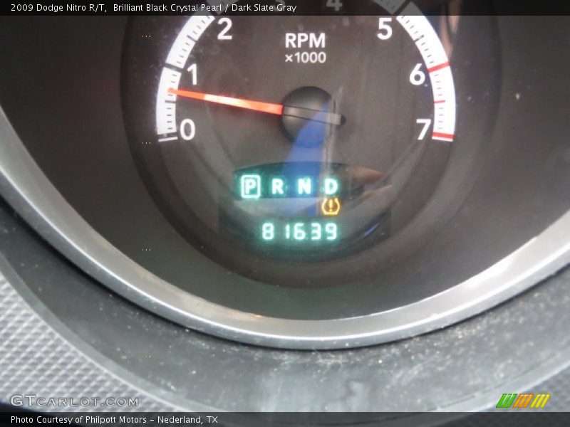 Brilliant Black Crystal Pearl / Dark Slate Gray 2009 Dodge Nitro R/T