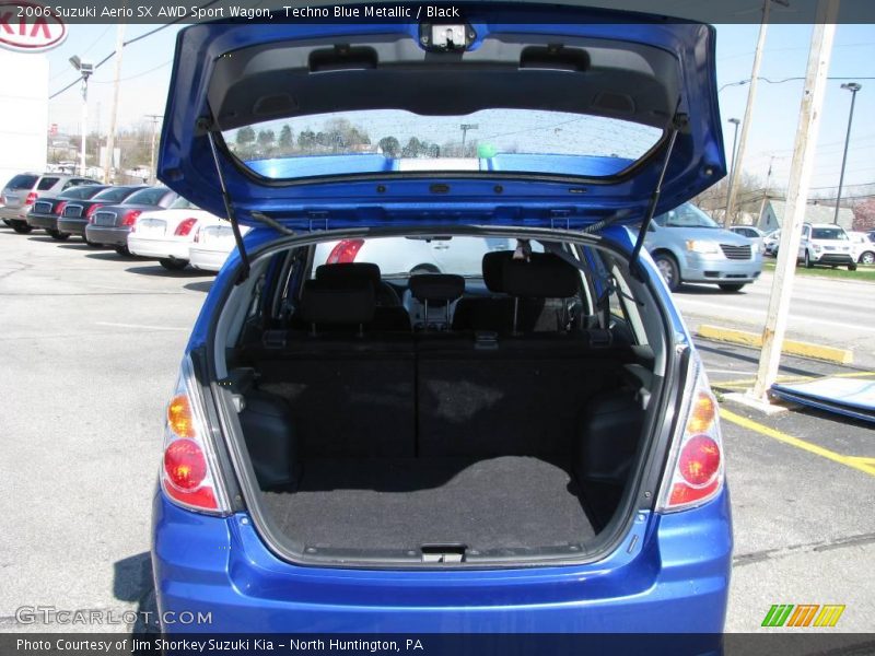 Techno Blue Metallic / Black 2006 Suzuki Aerio SX AWD Sport Wagon