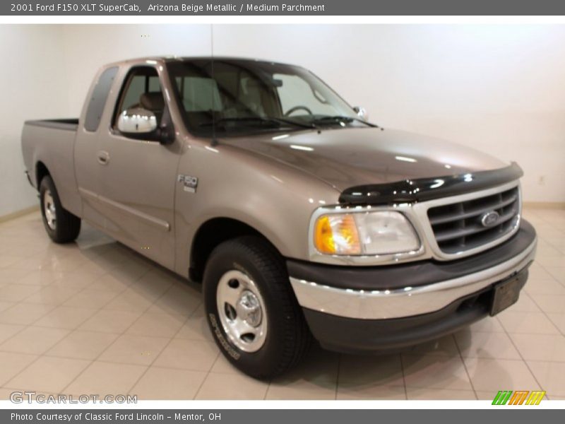 Arizona Beige Metallic / Medium Parchment 2001 Ford F150 XLT SuperCab