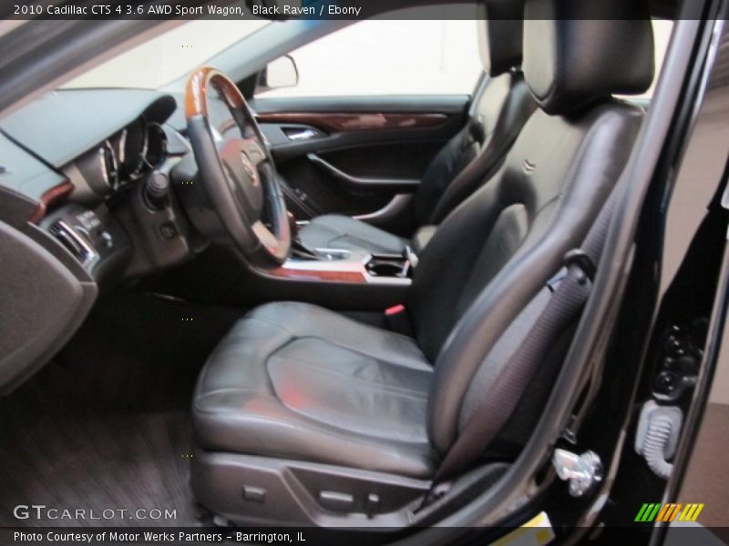 Front Seat of 2010 CTS 4 3.6 AWD Sport Wagon