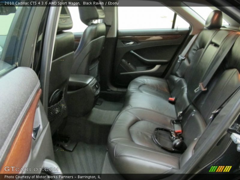Rear Seat of 2010 CTS 4 3.6 AWD Sport Wagon
