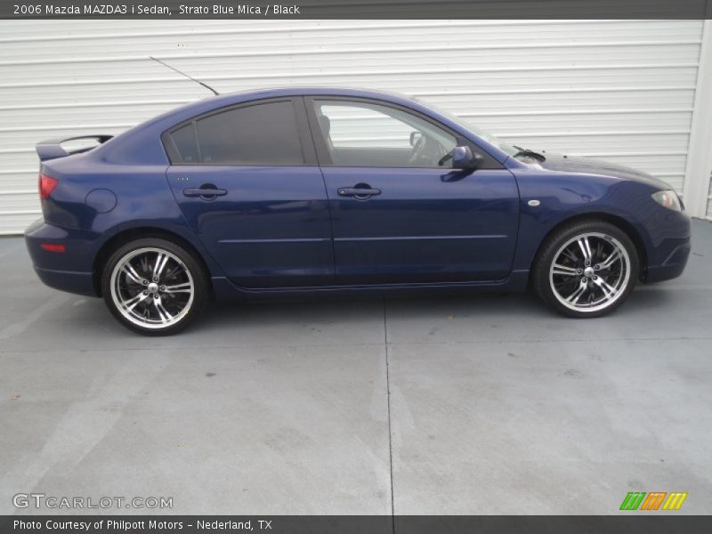 Strato Blue Mica / Black 2006 Mazda MAZDA3 i Sedan
