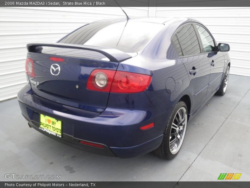 Strato Blue Mica / Black 2006 Mazda MAZDA3 i Sedan