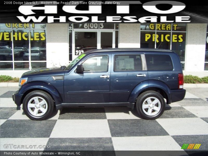 Modern Blue Pearl / Dark Slate Gray/Light Slate Gray 2008 Dodge Nitro SLT