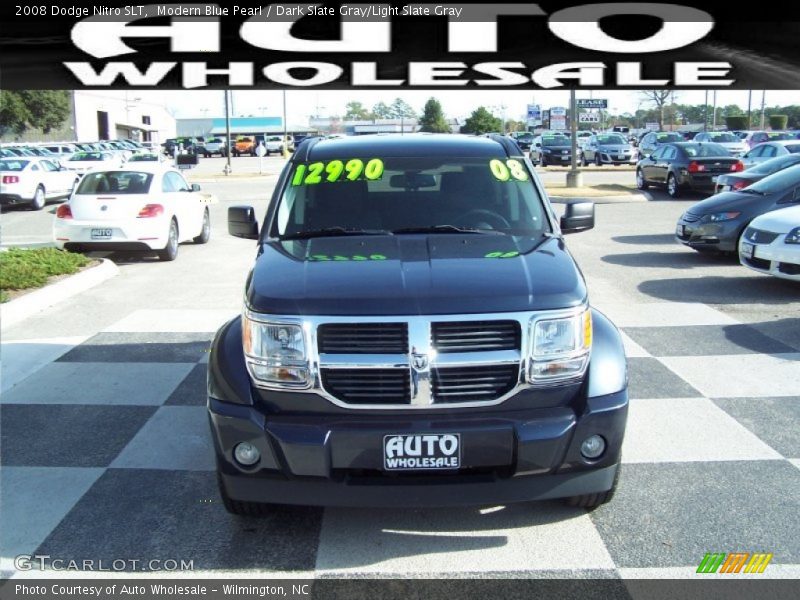 Modern Blue Pearl / Dark Slate Gray/Light Slate Gray 2008 Dodge Nitro SLT
