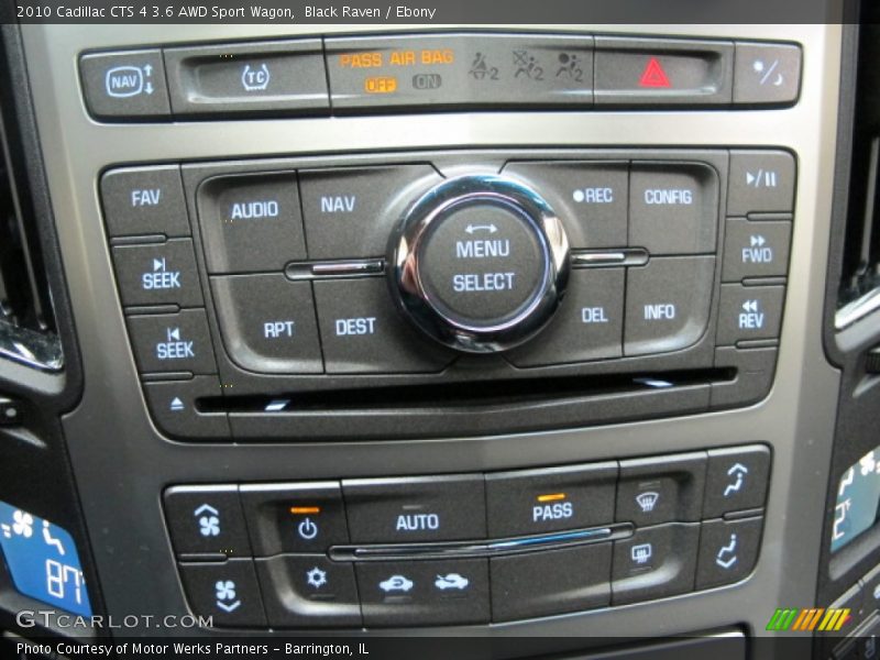 Controls of 2010 CTS 4 3.6 AWD Sport Wagon