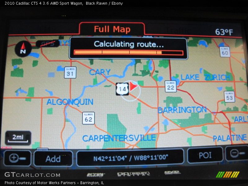 Navigation of 2010 CTS 4 3.6 AWD Sport Wagon