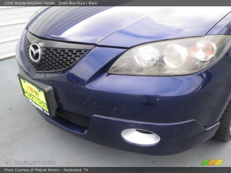 Strato Blue Mica / Black 2006 Mazda MAZDA3 i Sedan