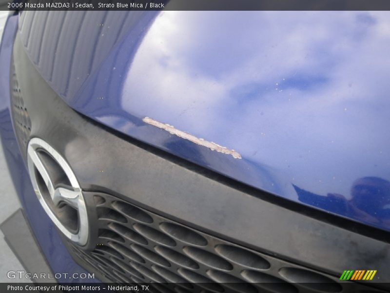 Strato Blue Mica / Black 2006 Mazda MAZDA3 i Sedan