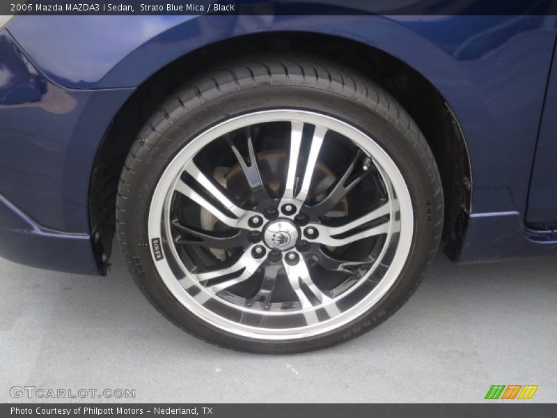 Strato Blue Mica / Black 2006 Mazda MAZDA3 i Sedan