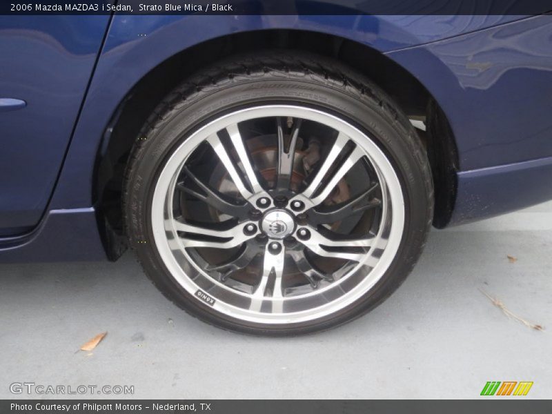 Strato Blue Mica / Black 2006 Mazda MAZDA3 i Sedan